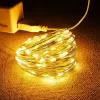 Cable Hilo Alambre Luz Led Calida 3 Mts Con Usb