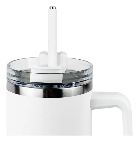 D_NQ_NP_937555-MLA94552262052_102025-O.webp Vaso Térmico 1.2lt Dakota Acero Inoxidable Con Tapa Sorbete Color Blanco