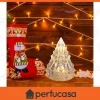 Árbol Navidad Luces Cálidas Decoración Iluminación Mesa 3u