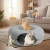 Cama Cucha Para Gato Perro Mascota Pequeña Cueva Túnel Dona Resistente