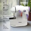 Mini Máquina De Coser Naku Mc-001 Eléctrica Portatil Puntadas Color Blanco