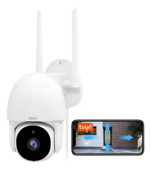 D_NQ_NP_939622-MLA94924931270_102025-O.webp Camara De Seguridad App Tuya Wifi Exterior Domo Audio Infrar Color Blanco
