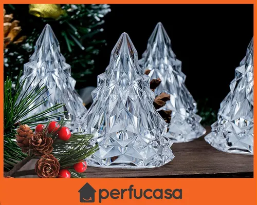 Árbol Navidad Luces Cálidas Decoración Iluminación Mesa 3u
