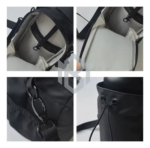 Bolso Deportivo Gimnasio Magnético Reforzado - Magnibag Negro Magnibag Negra