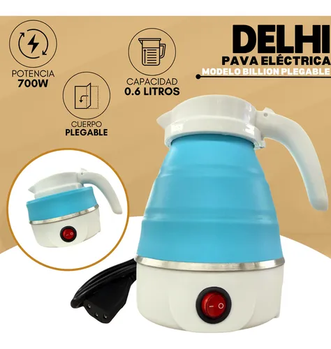 D_NQ_NP_947206-MLA83699527280_042025-O.webp Pava Jarra Eléctrica Hervidor Plegable Portátil Viaje Color