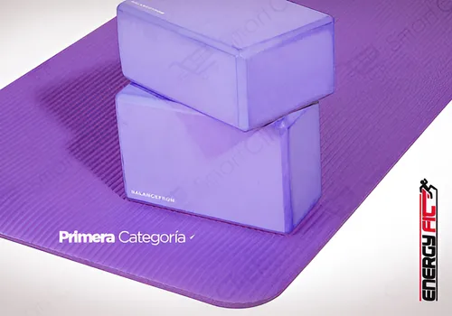 Mat Yoga 10 Mm Colchoneta Pilates Caucho Nbr 180x62 + Bolso Violeta