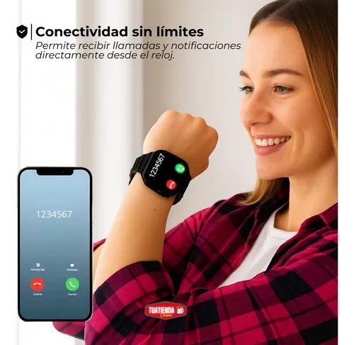 D_NQ_NP_949215-MLA95215906155_102025-O.webp Reloj Inteligente Smartwatch Malla Ranurada Bluetooth Táctil