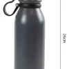 Botella Termica Deportiva Dakota Acero Inoxidable 600ml Color Gris Ocuro