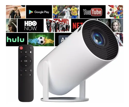 Proyector Led Smart Android 11 Fhd 4500 Lumenes Wifi Bt Color Blanco