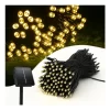 Luces Guirnalda Led Calida 20m Solares Exterior Ip65 Impermeable Jardín Navidad Decoración Guirnalda Energía Solar Automática Cuerda Flexible Fiestas Patio Levys Bazar