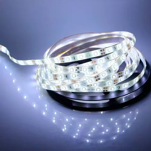 Tira Led Autoadhesiva Flexible 2 Metros Blanco Frio A Pilas
