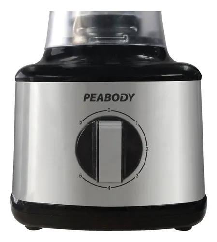 D_NQ_NP_971731-MLA82670145841_022025-O.webp Licuadora Peabody Pe-ln601 600W 1,5 Litros 5 Velocidades Color Negro y Gris