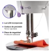 Mini Máquina De Coser Naku Mc-001 Eléctrica Portatil Puntadas Color Blanco