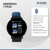 Smartwatch Deportivo Fitness Bluetooth Colores Android Ios M Negro Azul Negro