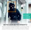 Camara De Seguridad App Tuya Wifi Exterior Domo Audio Infrar Color Blanco