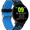 Smartwatch Deportivo Fitness Bluetooth Colores Android Ios M Negro Azul Negro