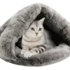 Cama Cucha De Peluche Para Gato Perro Mascota Cueva