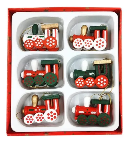 D_NQ_NP_992042-MLA86411330350_062025-O.webp Adorno Navideño Locomotora Decoracion De Madera Colgante X6