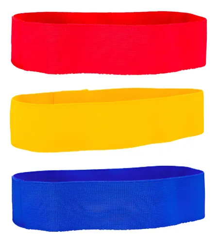 Bandas Elásticas Tiraband Circulares Tela Pack 3 Unidades