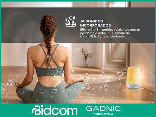 Maquina De Ruido Blanco Gadnic Funciona Con Aplicación