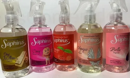Fragancias Textiles Perfume Saphirus Pack X 12 Aromatizante