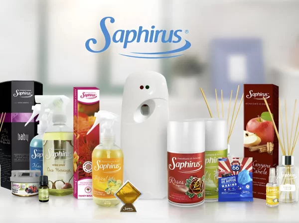 Saphirus Textil fragancia aromatizador ropa 250ml Olympea