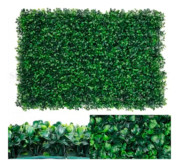 D_Q_NP_614731-MLA90946009843_082025-F.webp Jardín Vertical Artificial Muro Panel 40x60 Tupido Exterior Color Verde