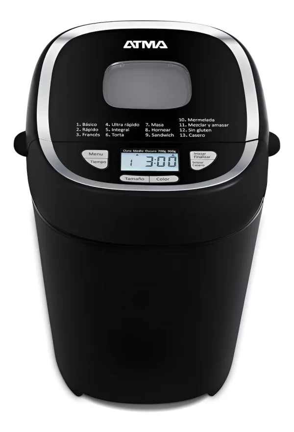 Horno De Pan Atma 550w 900 Grs Display Lcd