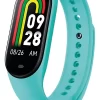Reloj Smartwatch Inteligente M8 Deportes Fitness Caja Blanco Malla Verde