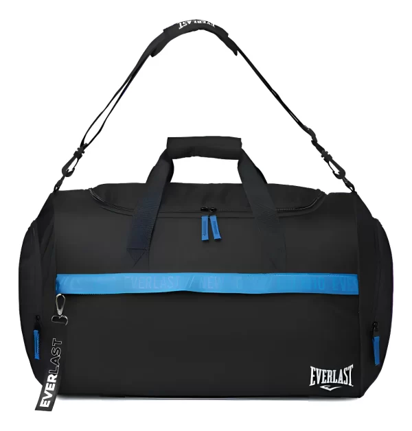 D_Q_NP_735324-MLA94921127132_102025-F.webp Bolso Deportivo Everlast Grande Con Botinero + Llavero Viaje Color Negro 18540 Lisa