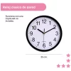 D_Q_NP_835496-MLA82381476798_022025-F.webp Reloj De Pared Moderno Silencioso Color Negro Clásico Quartz