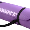 Mat Yoga 10 Mm Colchoneta Pilates Caucho Nbr 180x62 + Bolso Violeta
