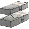 D_Q_NP_898315-MLA95958121182_102025-F.webp Bajo Cama X 2 Gris Organizadores De Tela Multiuso Bajo Cama Plegable Oragnizar Placard Multiuso Ropa Pvc Transparente Guardado Al Vacio Frazadas Colchas Cobertores