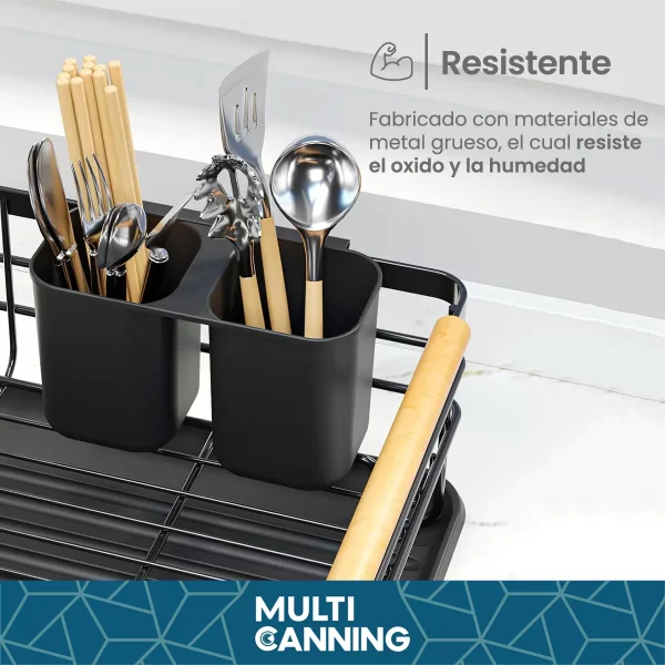 Secaplatos Bandeja Vajilla Organizador Cocina Escurridor Combinado Raitot