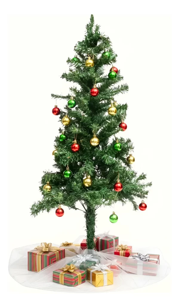D_Q_NP_927676-MLA93424933268_092025-F.webp Árbol De Navidad 120cm + Kit De Decoración De Color Verde