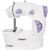 Mini Máquina De Coser Naku Mc-001 Eléctrica Portatil Puntadas Color Blanco