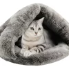 Cama Cucha De Peluche Para Gato Perro Mascota Cueva